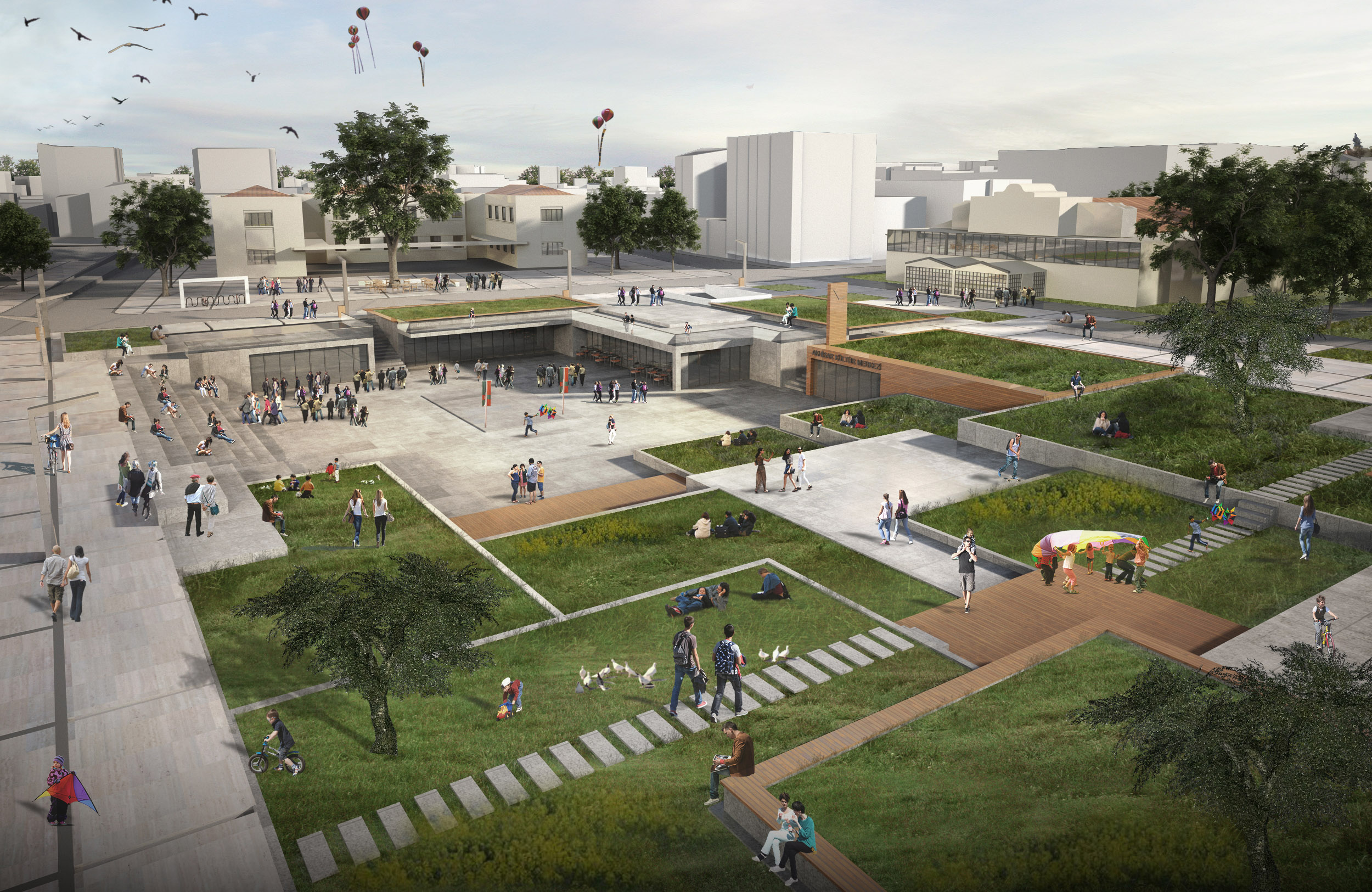 Akhisar Public Square Urban Design, 2019