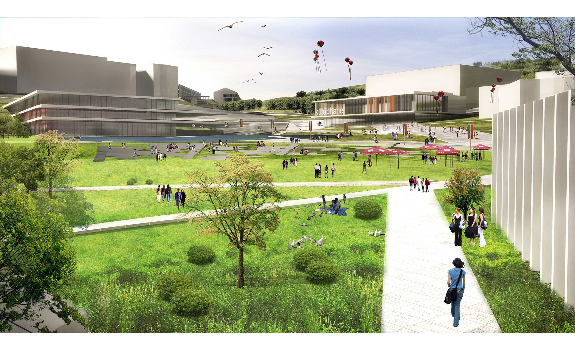 dodofis mimarlık üniversite master planı 2